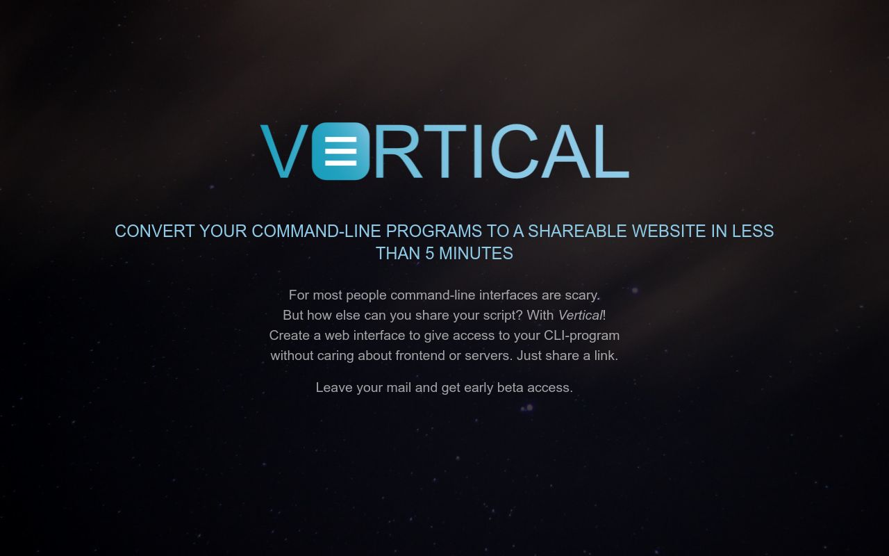Carrd profile picture for @vertical